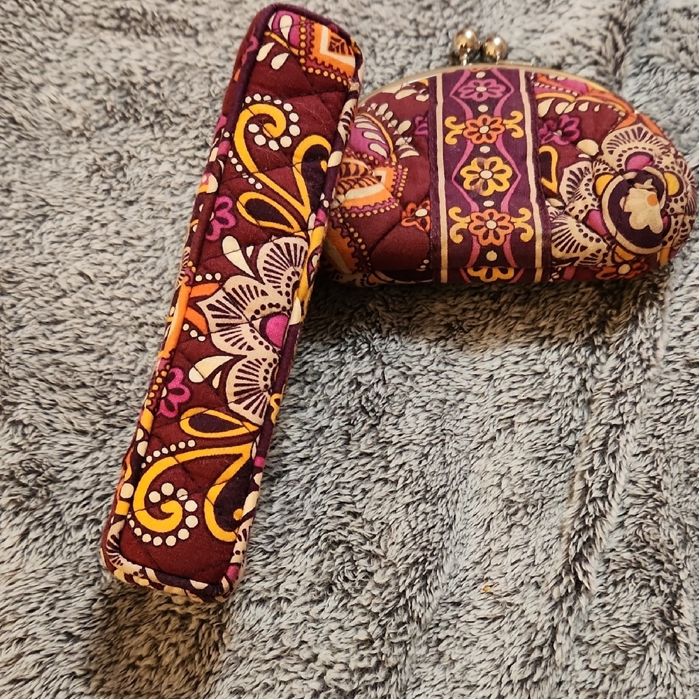 Vera Bradley Multicolor Floral Clutch and Case - Picture 6 of 6